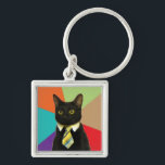Porte-clés Porte - clé professionnel personnalisé<br><div class="desc">Emilio,  plus connu sous le nom de business cat,  est devenu un mème internet le 1er janvier 2011 quand la petite amie de son propriétaire a posté une photo de lui portant une cravate sur un forum en ligne.</div>