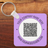 Porte-clés Porte - clé promotionnel Votre QR Code Nom Site We (Recto)