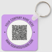 Porte-clés Porte - clé promotionnel Votre QR Code Nom Site We (Dos)