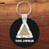 Porte-clés Porte - clé propriétaire de chien (Recto)