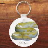Porte-clés Porte - clé Python jaune (Recto)