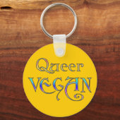 Porte-clés Porte - clé Queer Vegan (Recto)