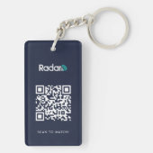Porte-clés Porte - clé RadarQR (Dos)