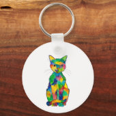 Porte-clés Porte - clé Rainbow Cat (Recto)