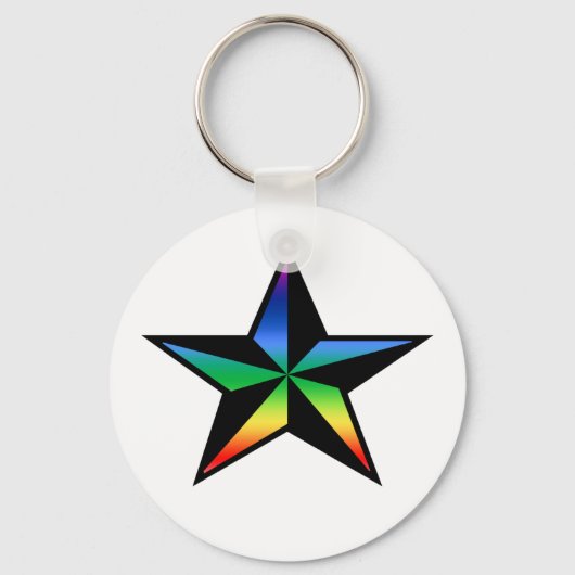Porte-clés Porte - clé Rainbow Nautical Star (Recto)