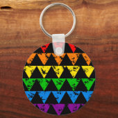 Porte-clés Porte - clé Rainbow Triangles (Recto)