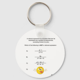 Porte-clés Porte - clé rationnel d'expression