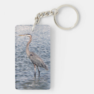 Porte-clés Porte - clé rectangle double face de Blue Heron