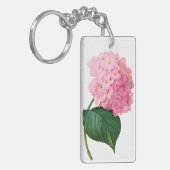 Porte-clés Porte - clé rectangle Redoute Rose Hydrangea (Devant gauche)