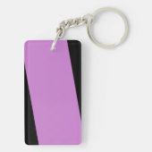 Porte-clés Porte - clé, Rectangulaire à double face, bande vi (Dos)