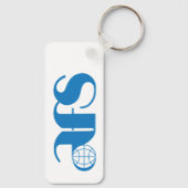 Porte-clés Porte - clé rectangulaire AFS (Verso)