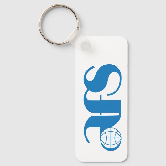 Porte-clés Porte - clé rectangulaire AFS (Recto)