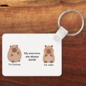 Porte-clés Porte - clé rectangulaire en métal avec voiture d' (Recto)