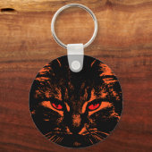 Porte-clés Porte - clé Red Cat Eyes - Customisé (Recto)