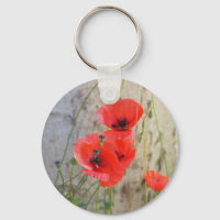 Porte - clé Red Field Corn Poppies