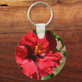 Porte-clés Porte - clé Red Hibisus (Recto)