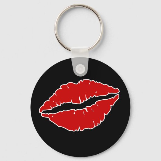Porte-clés Porte - clé Red Lips (Recto)