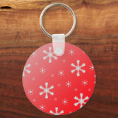 Porte-clés Porte - clé Red Snowflake (Recto)