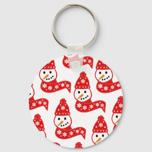Porte-clés Porte - clé Red Snowmen