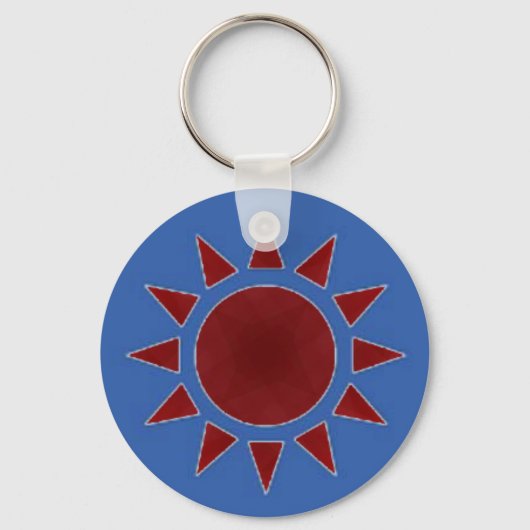 Porte-clés Porte - clé Red Sun (Recto)