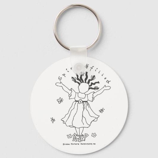 Porte-clés Porte - clé rempli d'esprit (Recto)