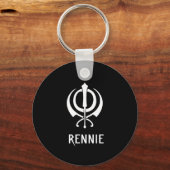 Porte-clés porte - clé "RENNIE" (Recto)