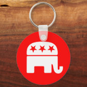 Porte-clés Porte - clé républicain des éléphants (Recto)