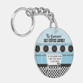 Porte-clés Porte - clé Retro Self-Service Launch Rules (Devant gauche)