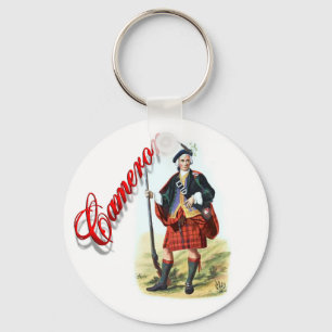 Porte-clés Porte - clé rêveur écossais de Cameron de clan