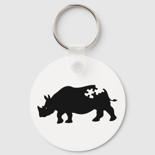 Porte-clés Porte - clé Rhino (Recto)