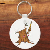 Porte-clés Porte - clé robuste blanc (Recto)