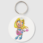 Porte-clés Porte - clé Rock Girl (Verso)