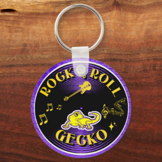 Porte-clés Porte - clé Rock & Roll Gecko