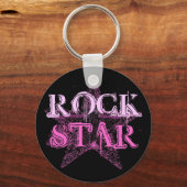 Porte-clés PORTE - CLÉ ROCK STAR Diva (Recto)
