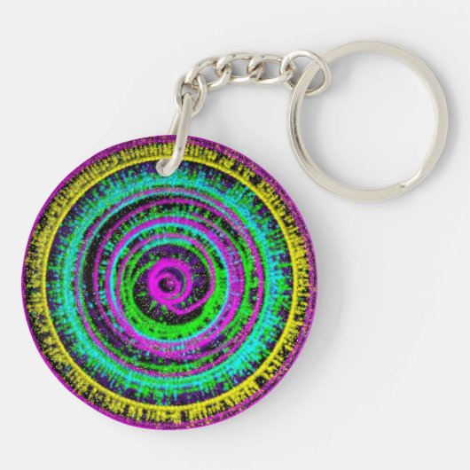 Porte-clés Porte - clé rond (Dos)