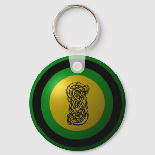 Porte-clés Porte - clé rond de bouclier de Loki