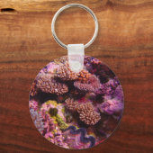Porte-clés Porte - clé rond du jardin de corail (Recto)