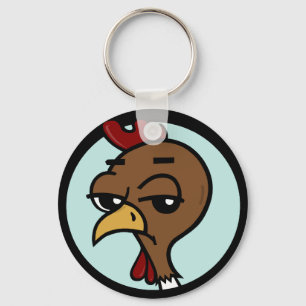 PORTE-CLÉS PORTE - CLÉ ROND EN POULET