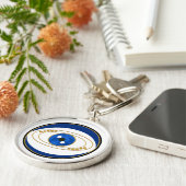 Porte-clés Porte - clé rond Evil Silver (Côté)