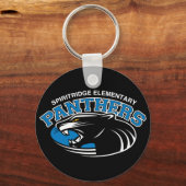 Porte-clés Porte - clé rond Panther classique (Recto)