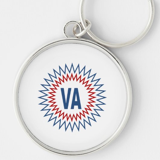 Porte-clés Porte - clé rond Premium SOLEIL VIRGINIA (Devant)