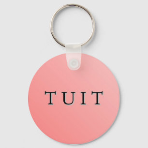 Porte-clés Porte - clé rond rose de Tuit