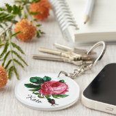 Porte-clés Porte - clé Rose (Devant Droit)