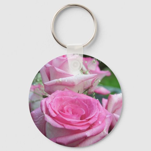 Porte-clés PORTE - CLÉ rose (Recto)