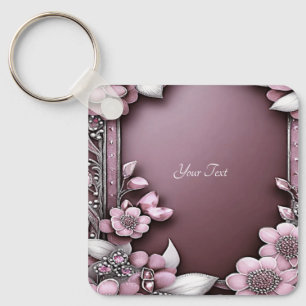 Porte-clés Porte - clé rose
