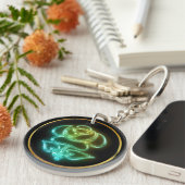 Porte-clés Porte - clé Rose (Devant Droit)