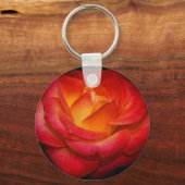 Porte-clés Porte - clé Rose à flammes (Recto)