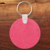 Porte-clés Porte - clé rose Abstrait (Recto)