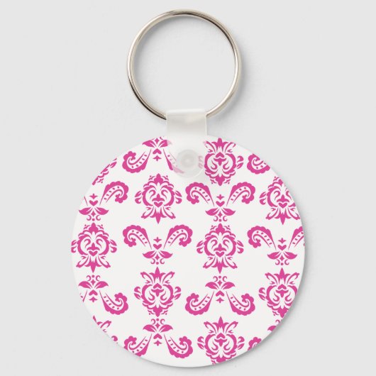 Porte-clés Porte - clé rose baroque (Recto)