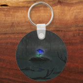 Porte-clés Porte - clé Rose bleu (Recto)